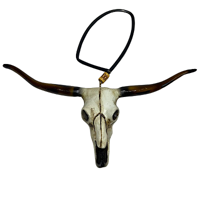 LongHorn Brasil Cabeça De Boi Para Retrovisor Pintura Fosca