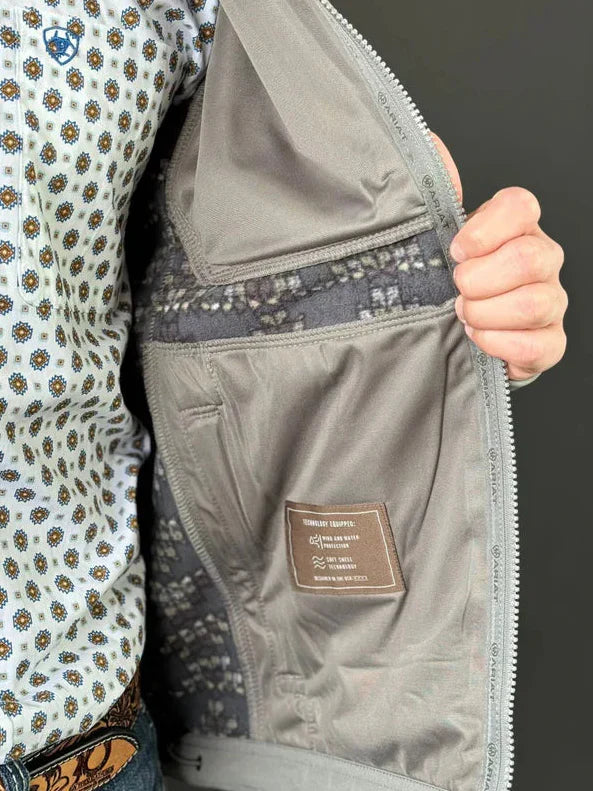 Jaqueta Ariat Logo 2.0 Softshell Jetty Grey