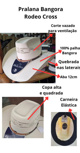 Chapeu Pralana Country Bangora Natural Aba 12