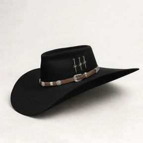 Chapeu 3 Cravos Americano Preto