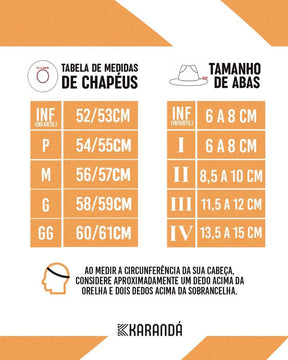 CHAPÉU C DUPLO AMERICANO LP ABA M